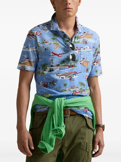 Camisa polo de malha Polo Bear