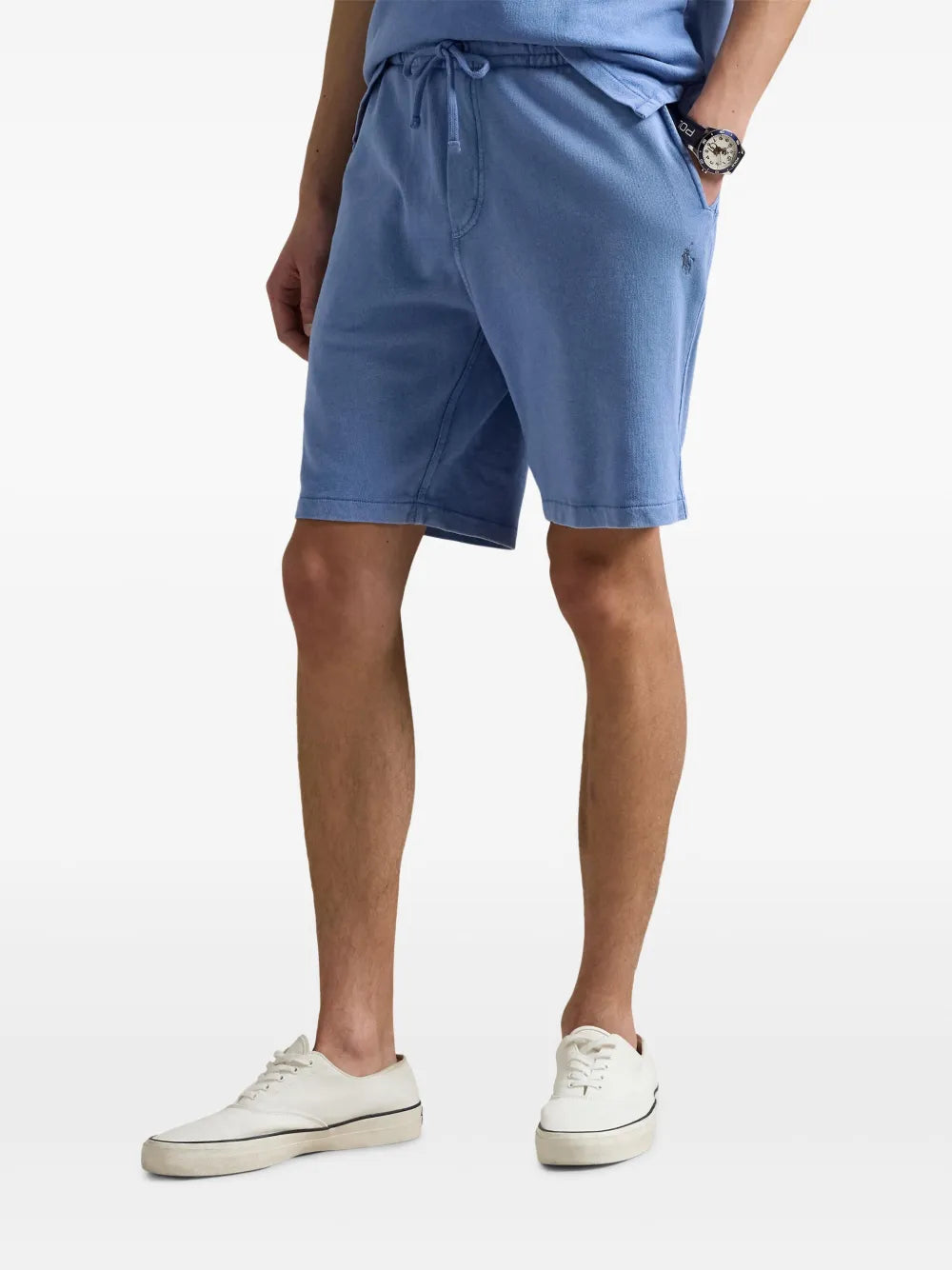 shorts de corrida de algodão