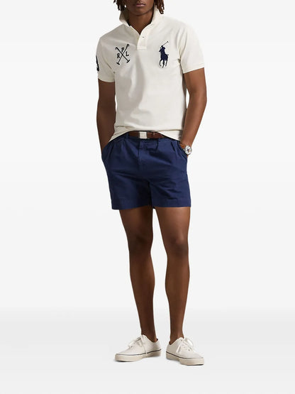 camisa polo de algodão