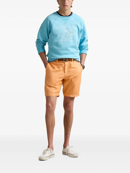 shorts chino de corte justo