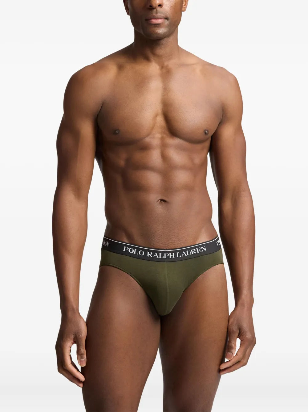 cuecas com cós com logotipo (pacote com três)