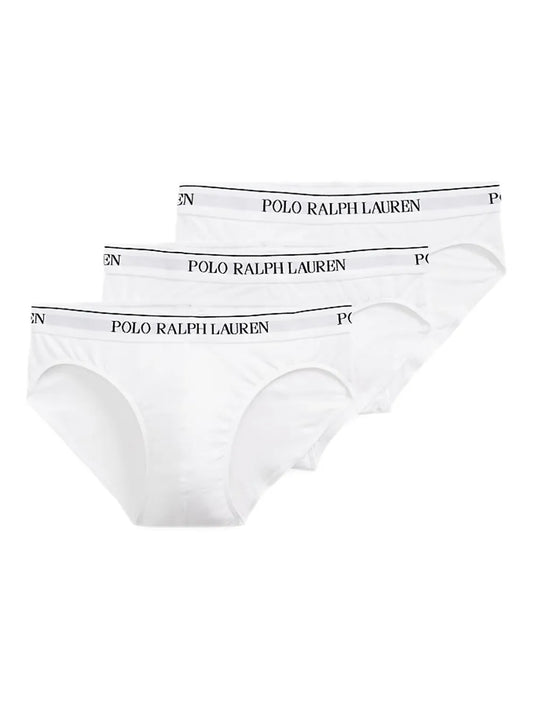 pacote com três cuecas com cós com logotipo