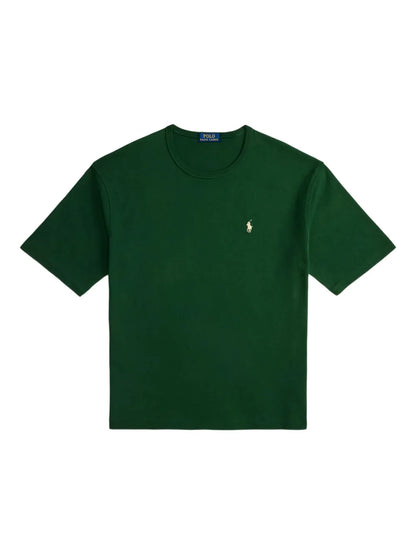 camiseta de manga curta com gola redonda