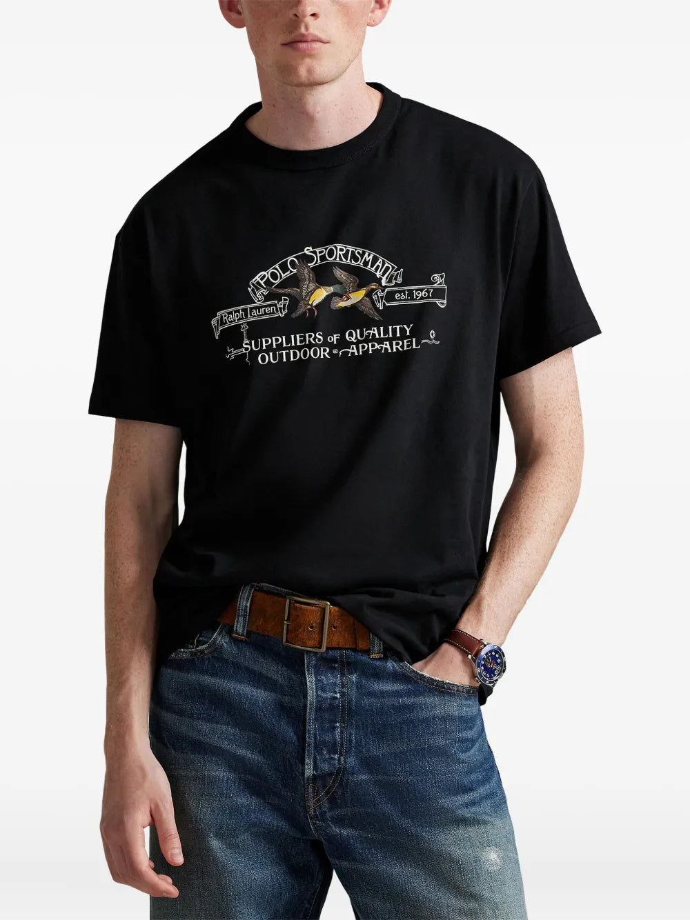 camiseta com estampa gráfica