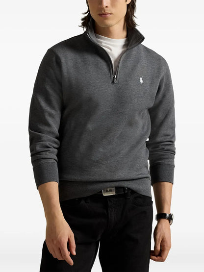 pulôver de lã com zíper