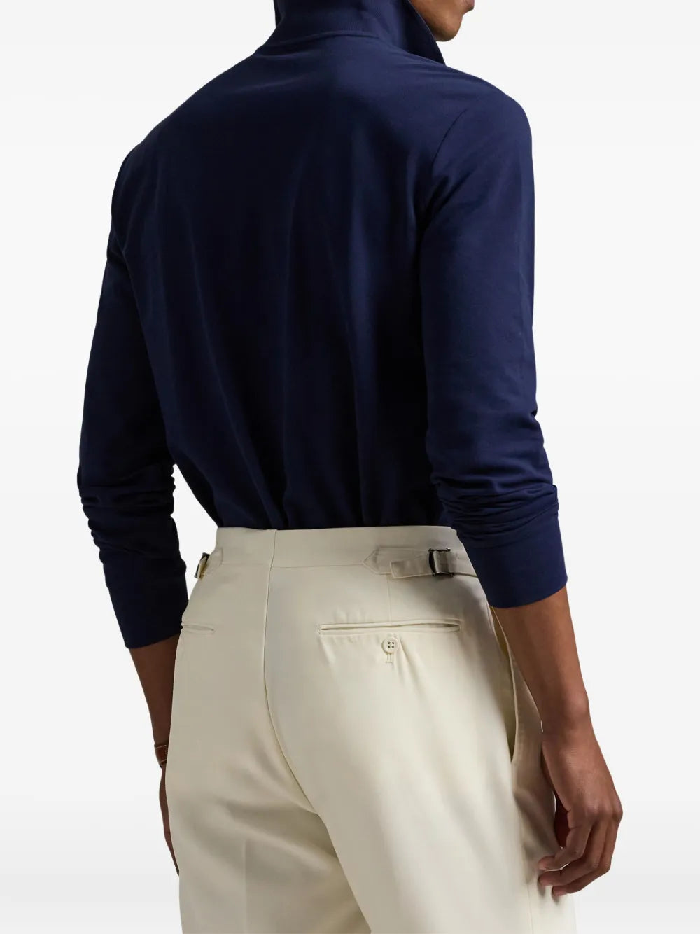 camisa polo de manga comprida