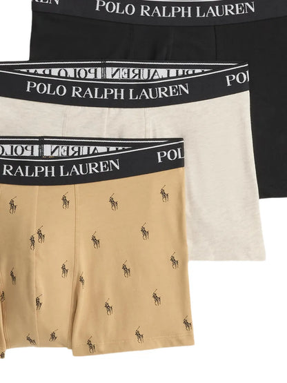 boxers com logotipo (conjunto de três)